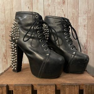Jeffery Campbell size 7 Lita studded booties